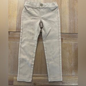 Girls old navy Tan Uniform Pants